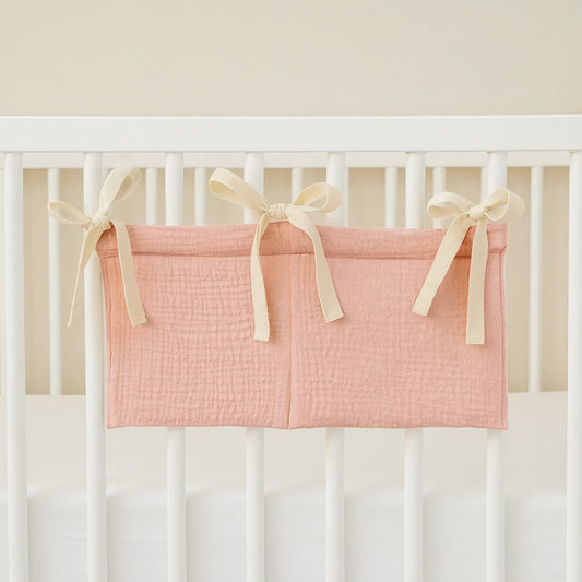 Blush Crib Organizer