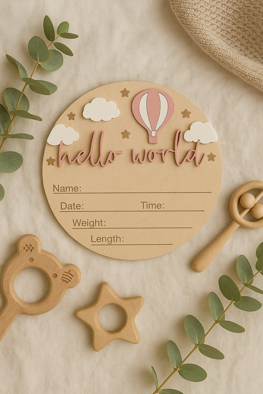 Hello World Announcement Plaque