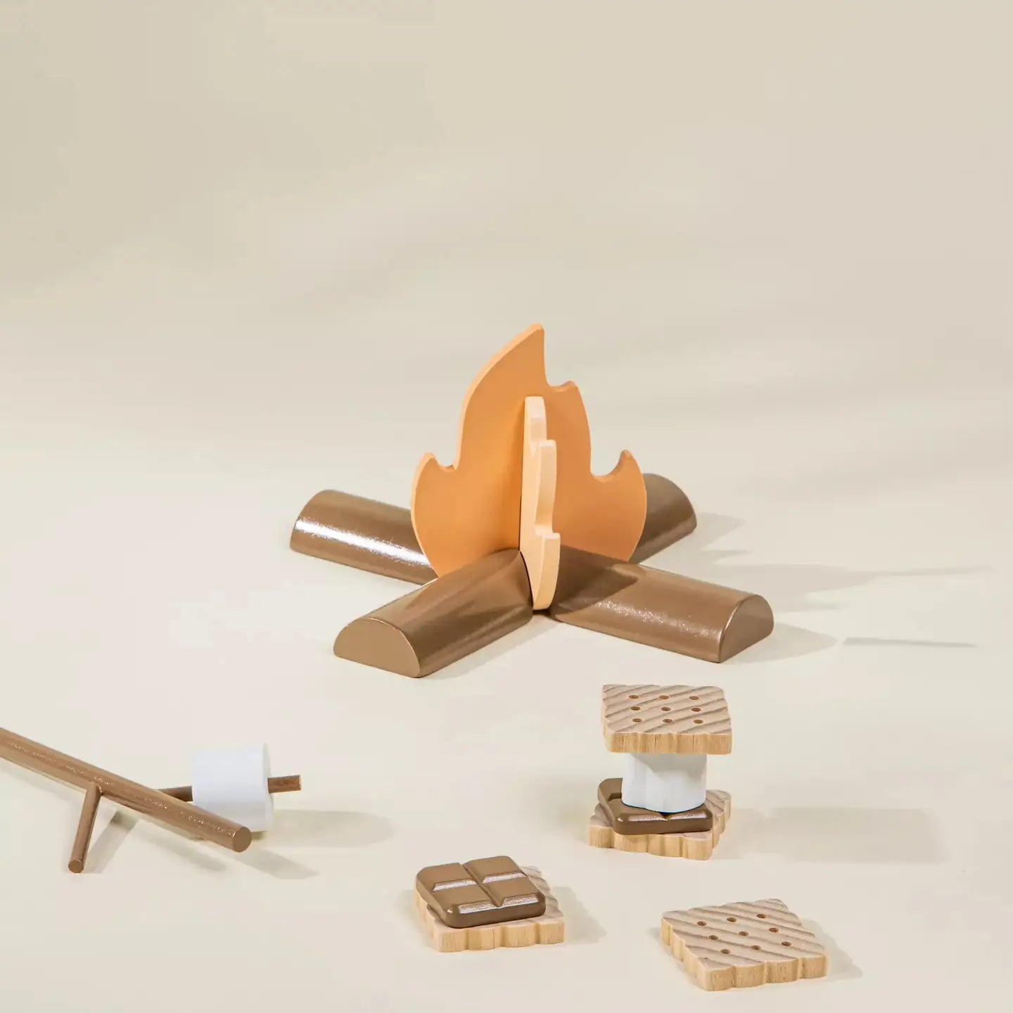 Wooden Camping Playset