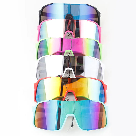 Kids Bright Polycarbonate Shield Sunglasses