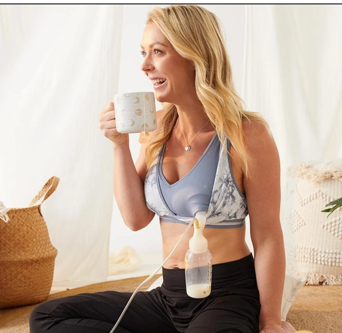 Lotus Hands Free Pumping Bra|Tie Dye