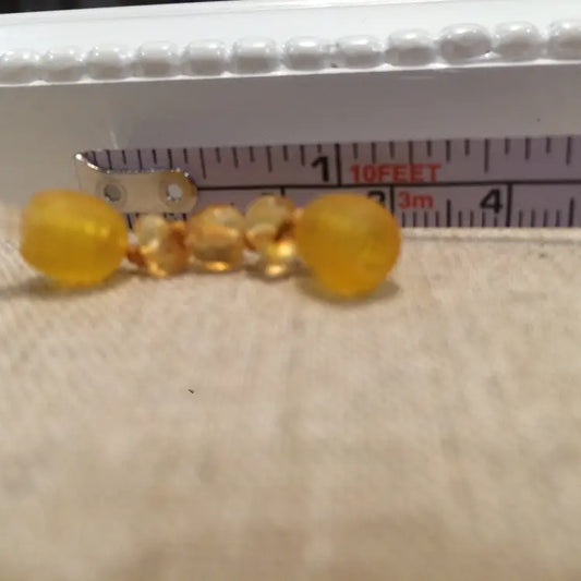 Extender 1.5 Inch Unpolished Raw Honey Baltic Amber