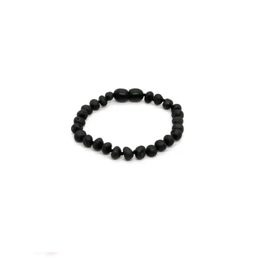 Raw Unpolished Cherry Baltic Amber Bracelet