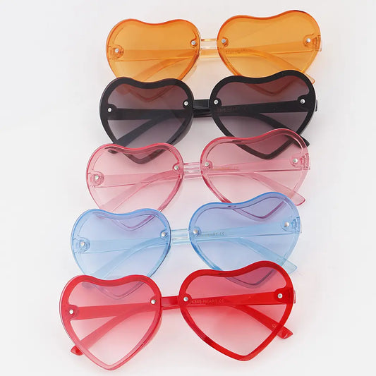 Kids Heart Frame Sunglasses