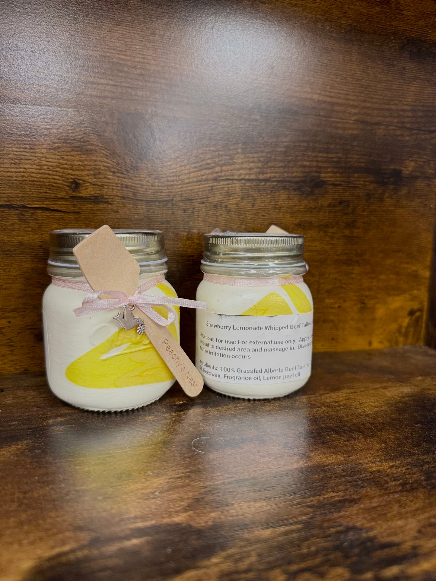 Strawberry Lemonade whipped beef tallow