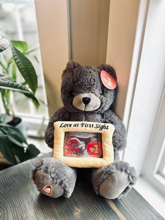 Heartbeat Picture Bear Grey