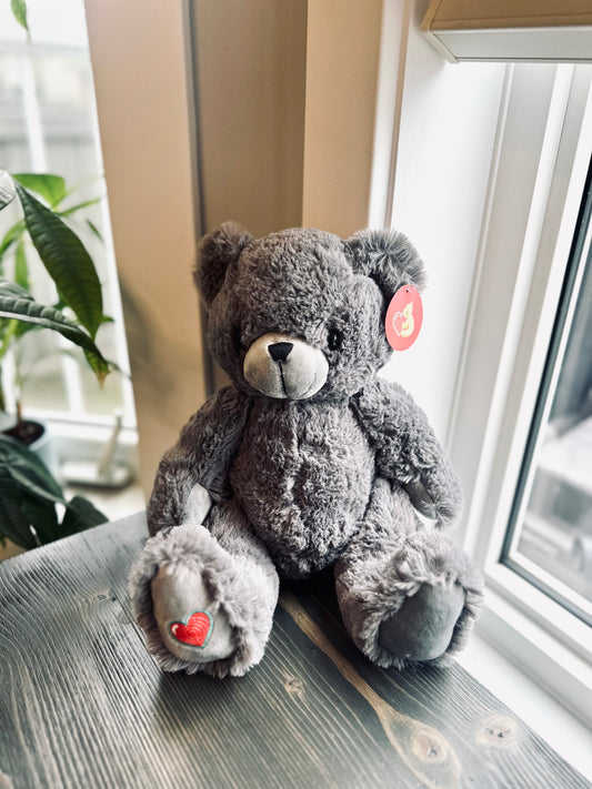 Heartbeat Bear Grey