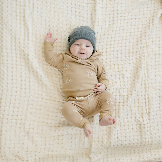 Dark Grey Mebie Baby Beanie