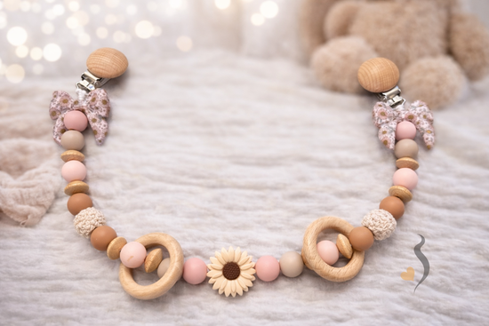 Hood Garland | Pink Bow