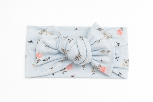 Blue Flower Headwrap