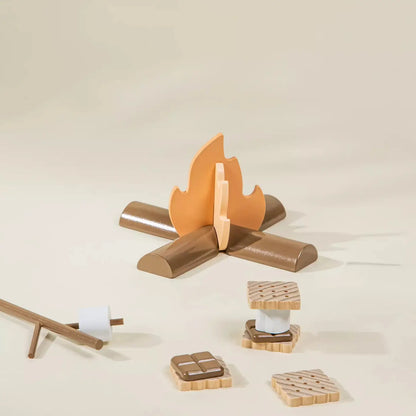 Wooden Camping Playset