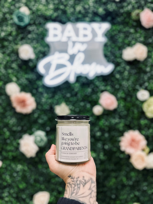 Smells like your going to be grandparents candle