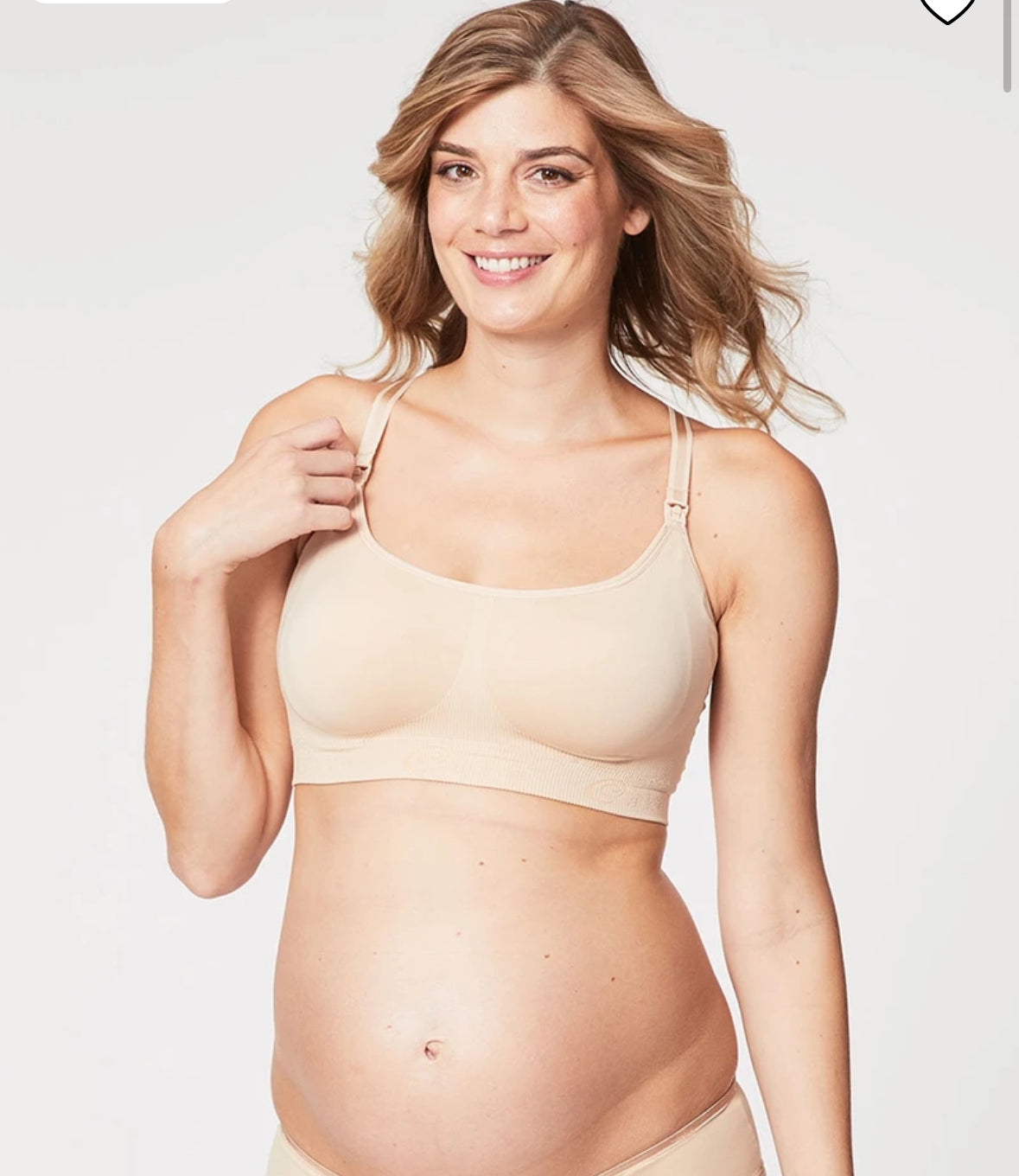 Beige Cotton Candy Seamless Nursing Bra