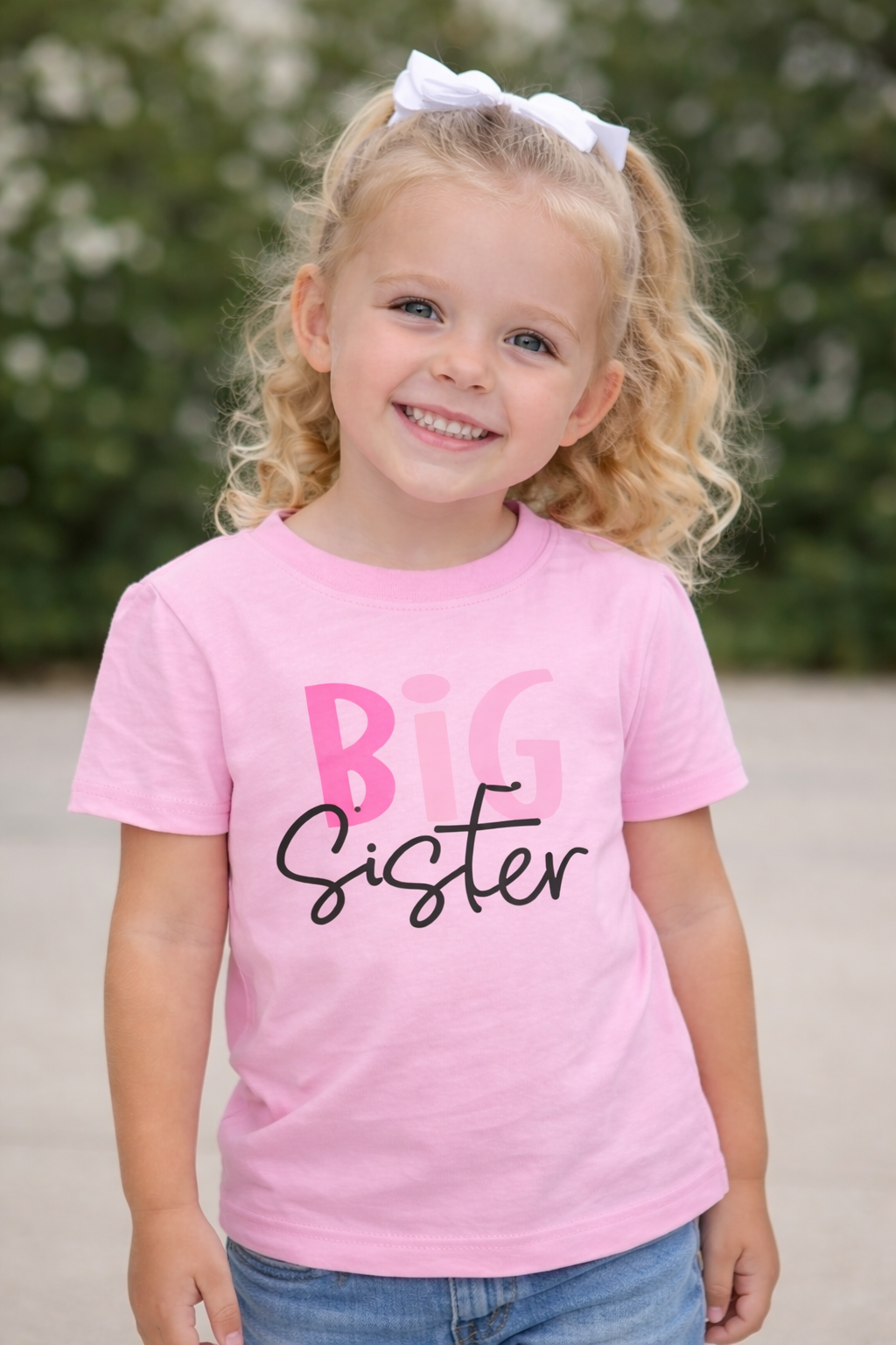 Pink Big Sister T-Shirt