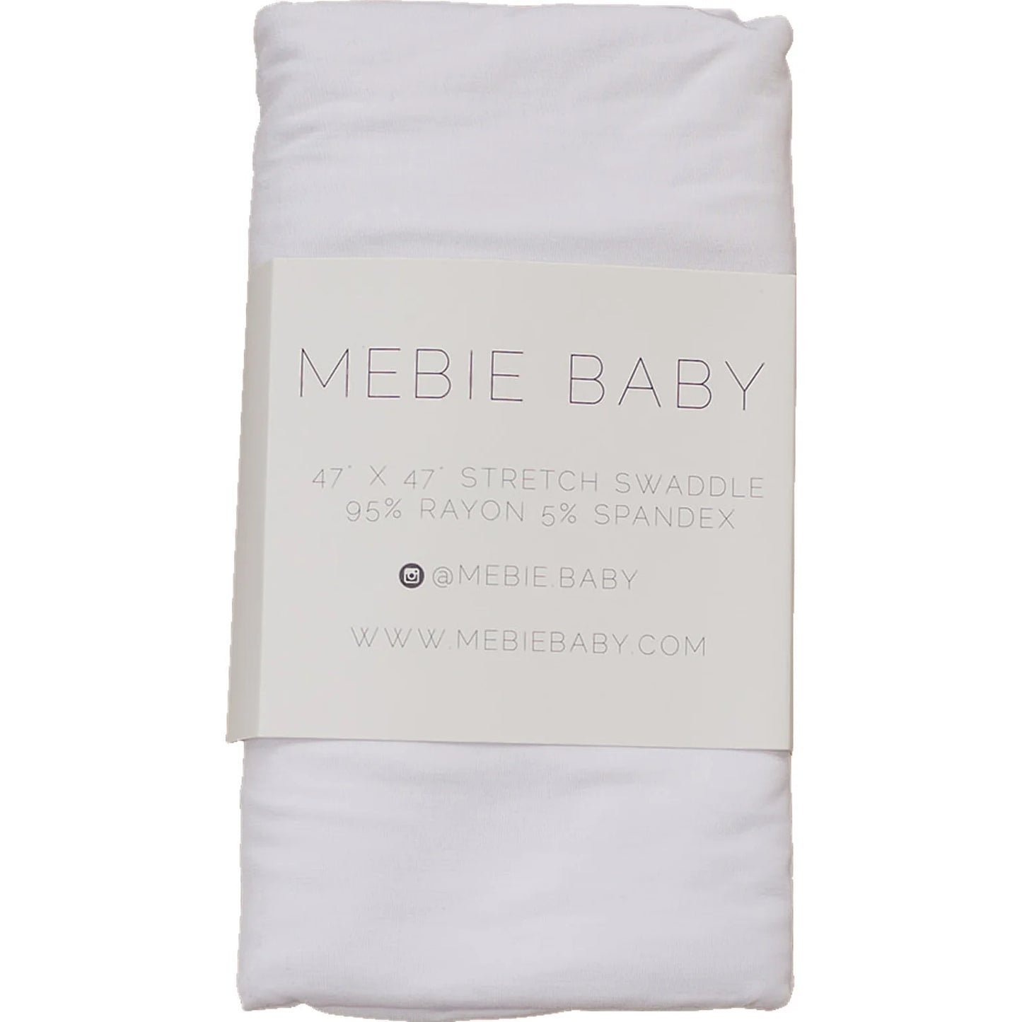 White Bamboo Stretch Swaddle