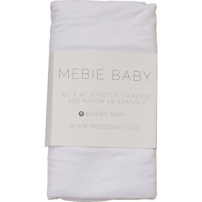 White Bamboo Stretch Swaddle