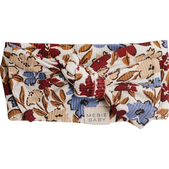 Desert Floral Ribbed Bamboo Head Wrap