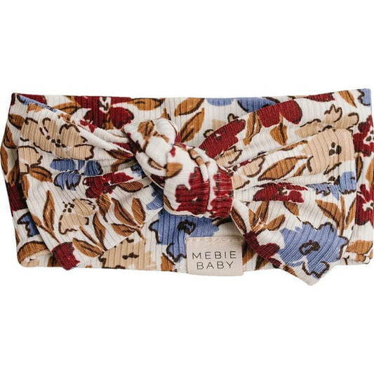 Desert Floral Ribbed Bamboo Head Wrap