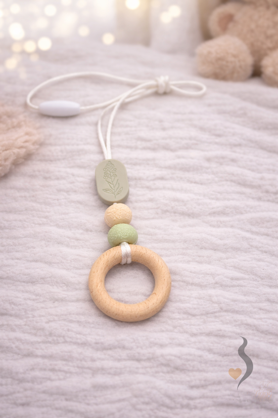 Breastfeeding Necklace | Green Ring