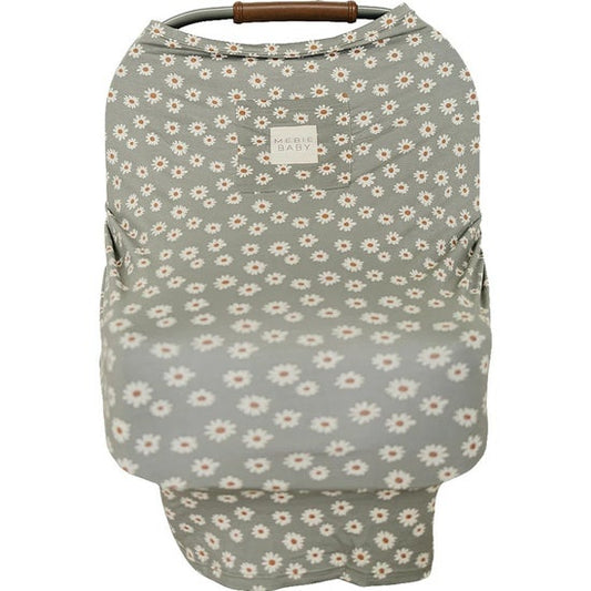 Light Green Daisy Bamboo Multi Use Cover